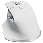 Logitech Mx Master 3s For Mac Wireless Mouse, 2.4ghz Rf & Bt Le, 8000dpi Darkfield Optical Sensor, Quiet Click Butons, Magspeed Eleromagnetic Scrolling, Up To 70 Days Battery, Pale Gray - CompuMe